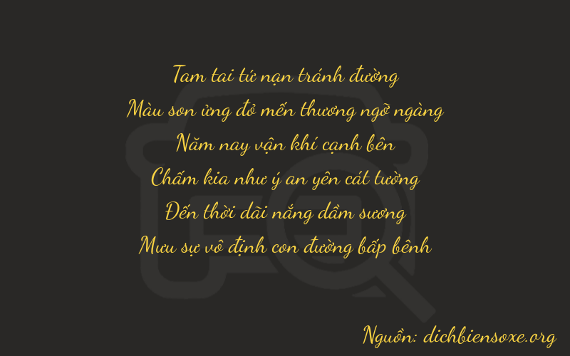 Thơ dịch biển số xe 37580