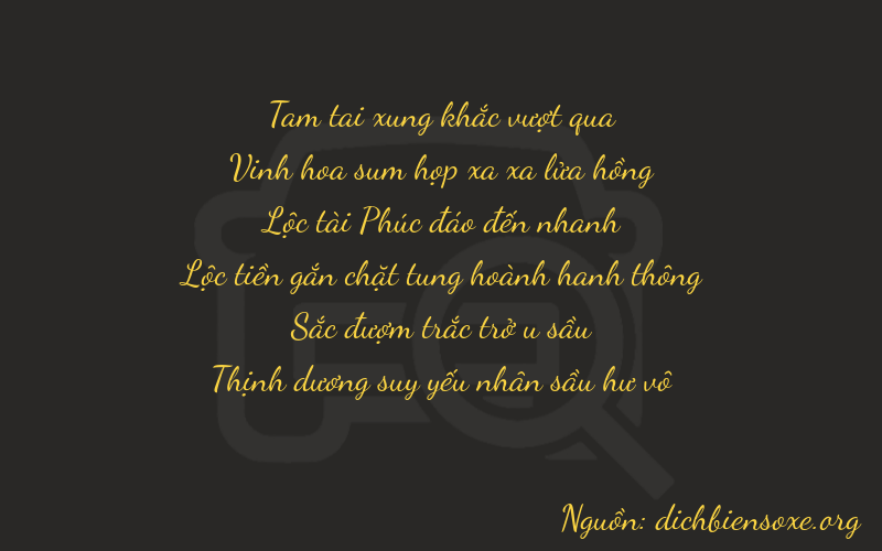 Thơ dịch biển số xe 37600
