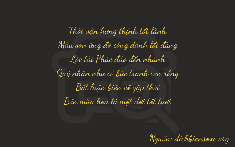 Thơ dịch biển số xe 37601