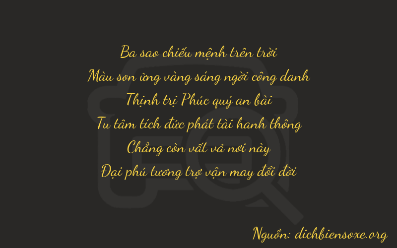 Thơ dịch biển số xe 37606