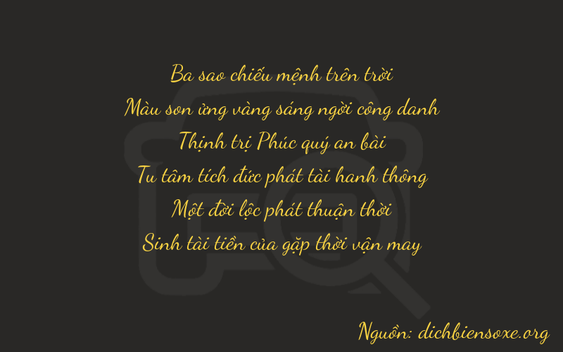 Thơ dịch biển số xe 37615