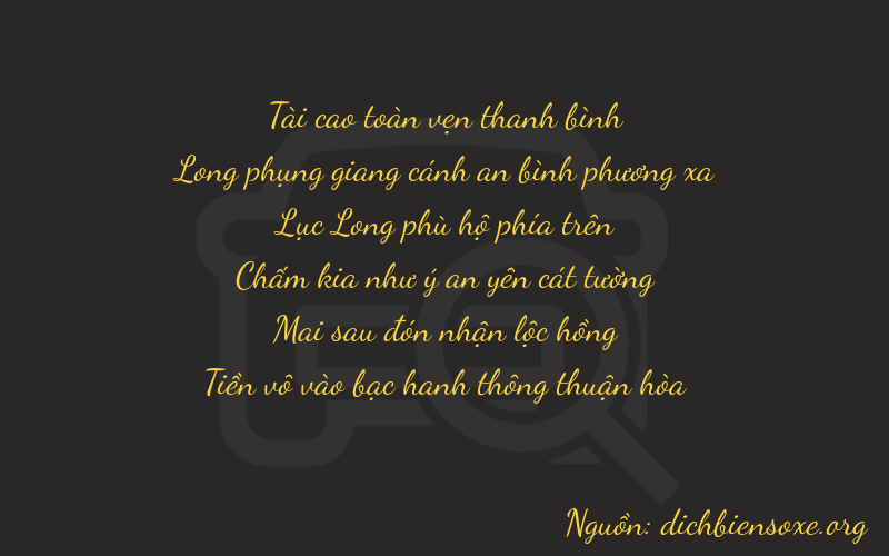 Thơ dịch biển số xe 37620