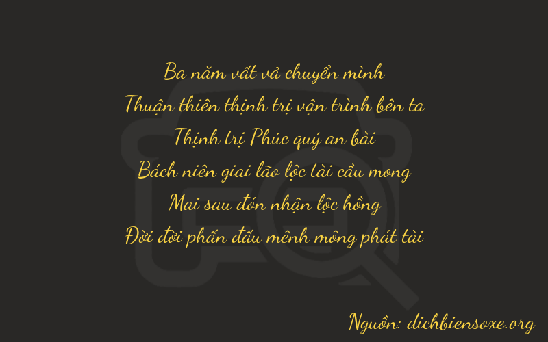 Thơ dịch biển số xe 37623