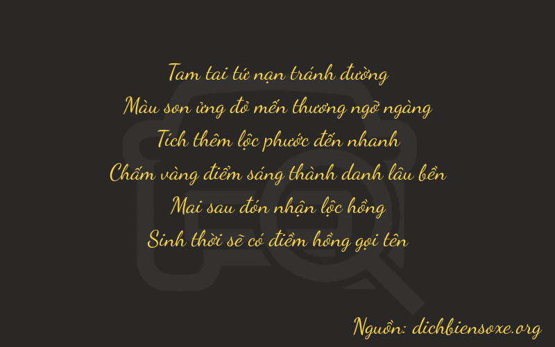 Thơ dịch biển số xe 37625