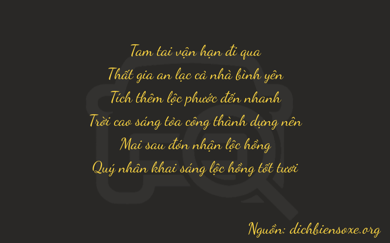 Thơ dịch biển số xe 37626