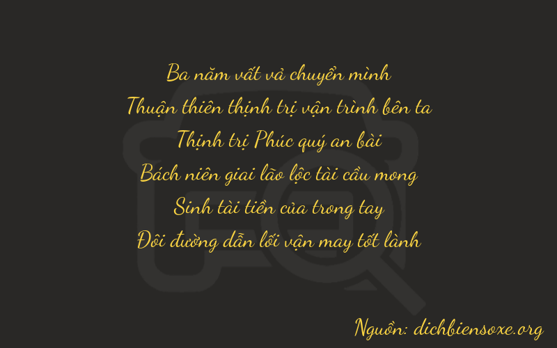 Thơ dịch biển số xe 37632