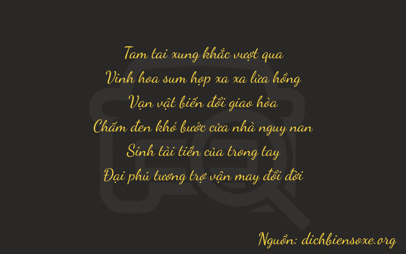 Thơ dịch biển số xe 37636