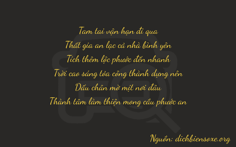 Thơ dịch biển số xe 37653