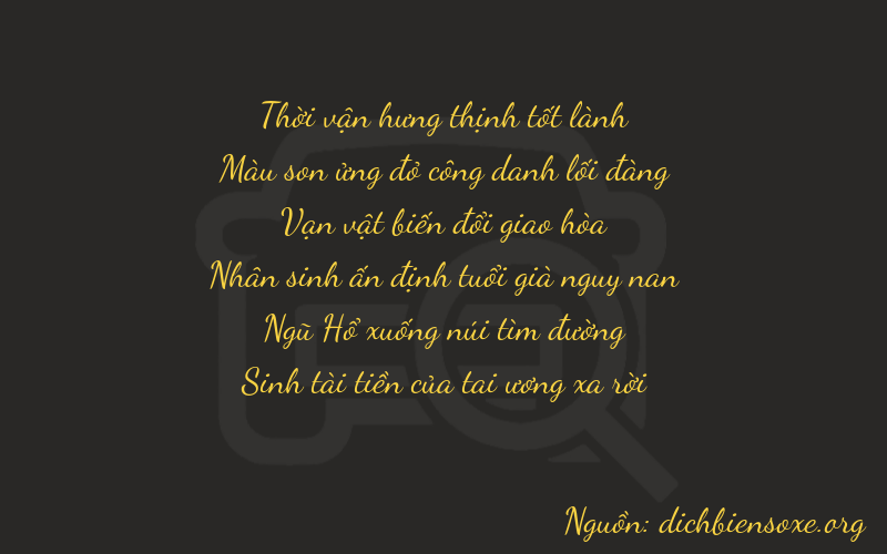 Thơ dịch biển số xe 37655