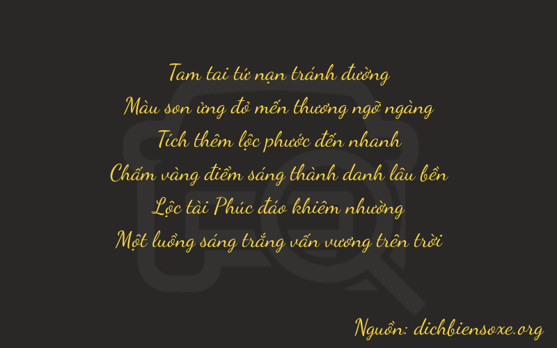 Thơ dịch biển số xe 37661