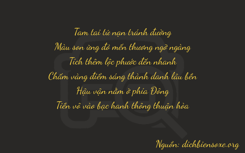 Thơ dịch biển số xe 37670