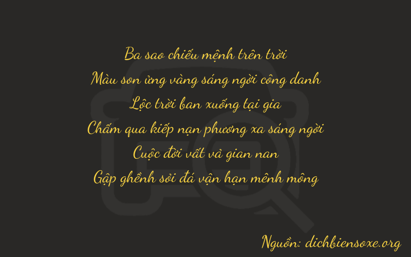 Thơ dịch biển số xe 37678