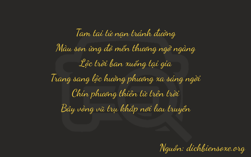 Thơ dịch biển số xe 37697