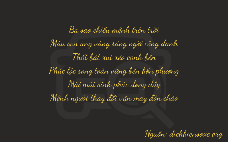 Thơ dịch biển số xe 37723