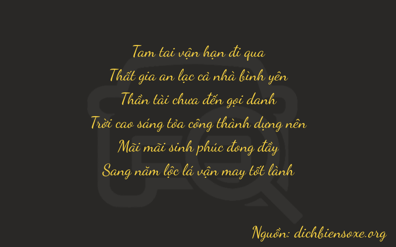 Thơ dịch biển số xe 37725