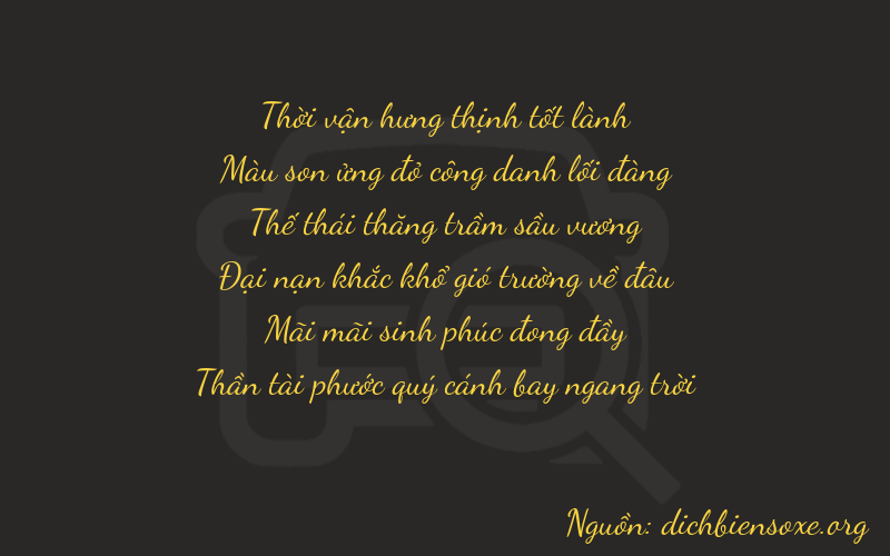 Thơ dịch biển số xe 37727