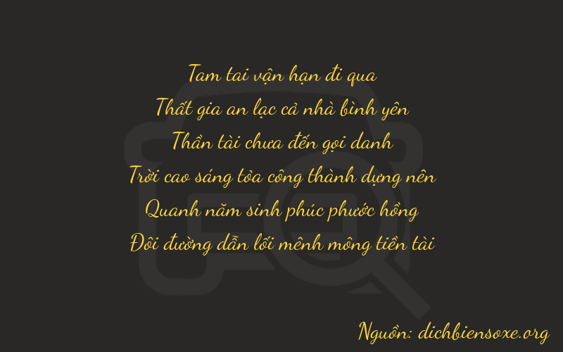 Thơ dịch biển số xe 37752