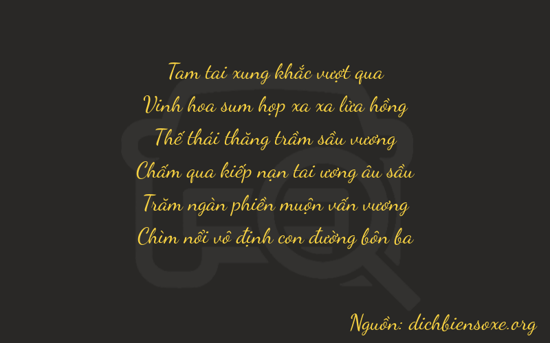 Thơ dịch biển số xe 37753