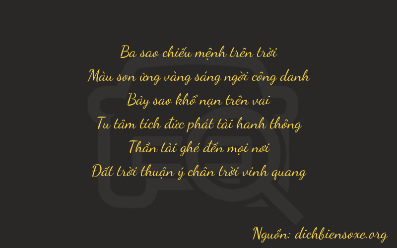 Thơ dịch biển số xe 37768