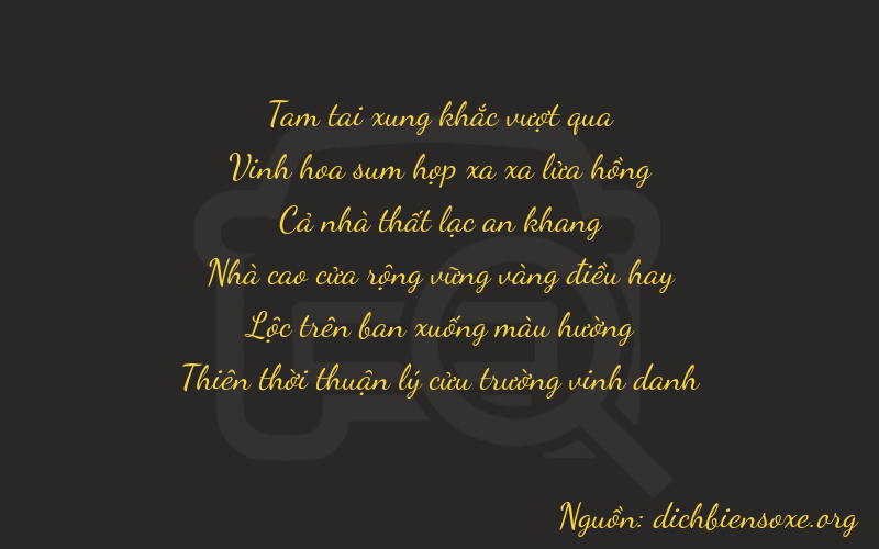 Thơ dịch biển số xe 37789