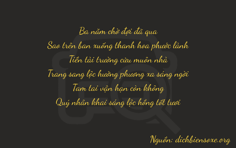 Thơ dịch biển số xe 37936