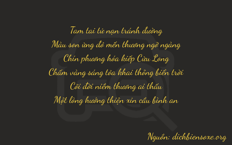 Thơ dịch biển số xe 37949