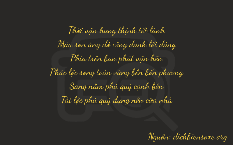 Thơ dịch biển số xe 37952