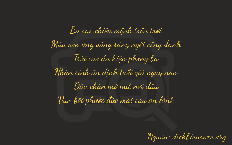 Thơ dịch biển số xe 37957