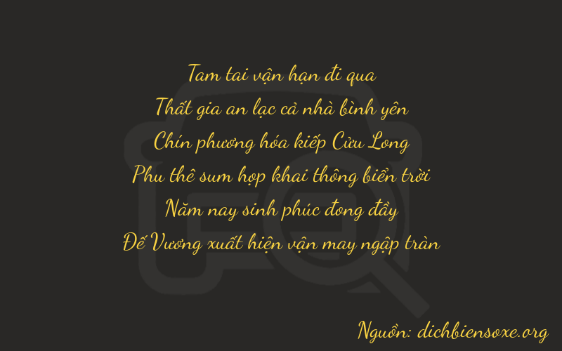 Thơ dịch biển số xe 37959