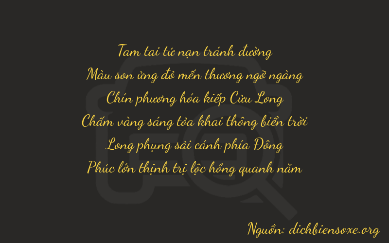 Thơ dịch biển số xe 37976