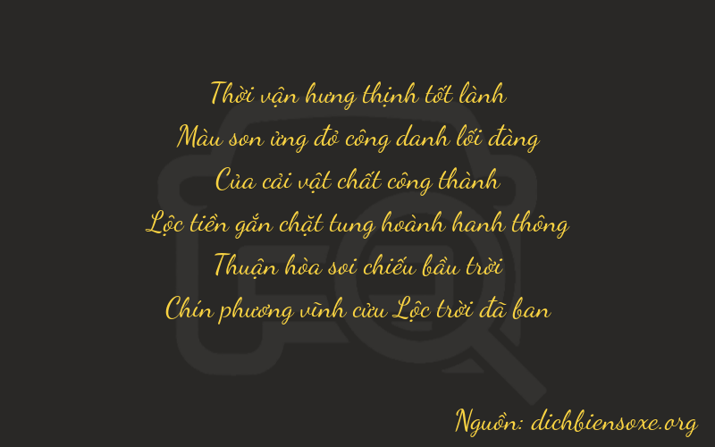 Thơ dịch biển số xe 37979