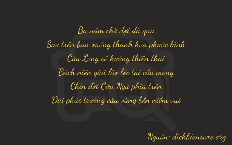 Thơ dịch biển số xe 37999