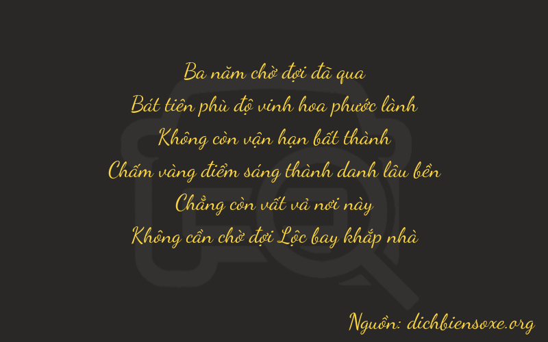 Thơ dịch biển số xe 38000
