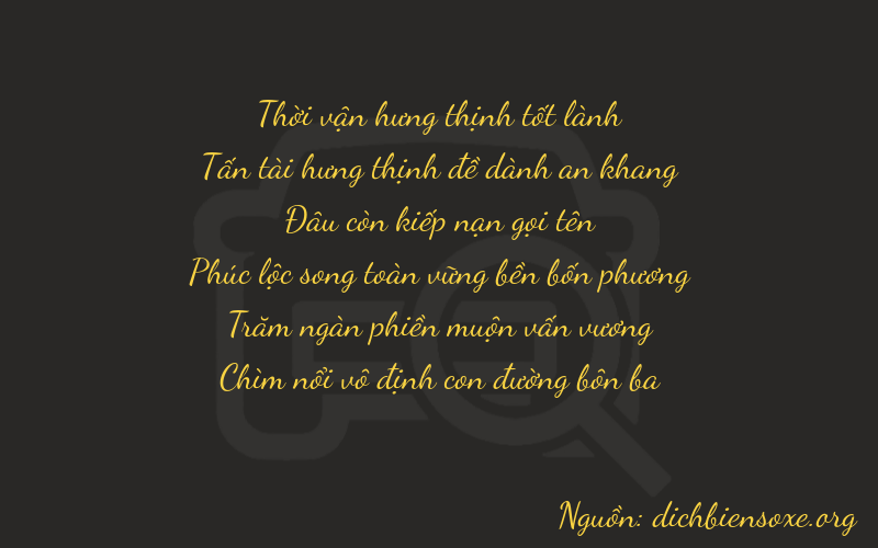 Thơ dịch biển số xe 38053
