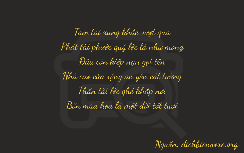 Thơ dịch biển số xe 38061