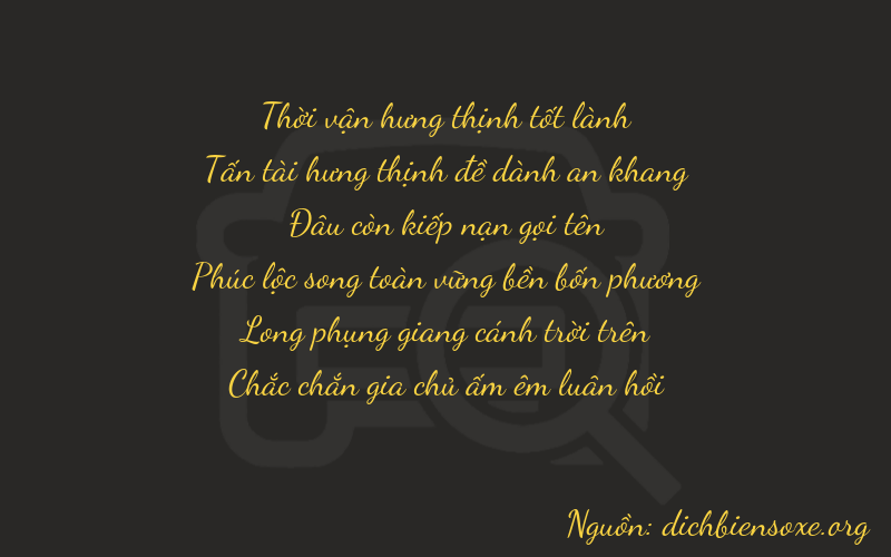 Thơ dịch biển số xe 38071