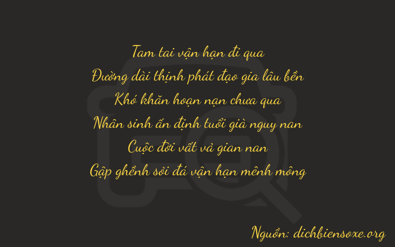 Thơ dịch biển số xe 38078