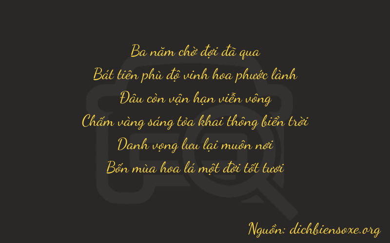 Thơ dịch biển số xe 38081