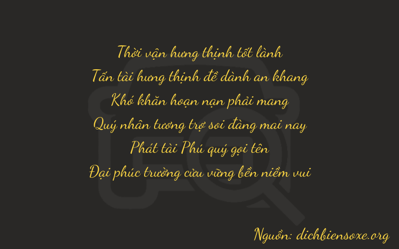 Thơ dịch biển số xe 38089