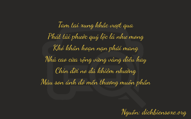 Thơ dịch biển số xe 38097