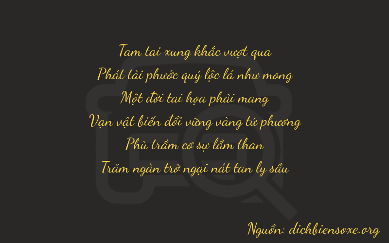Thơ dịch biển số xe 38106
