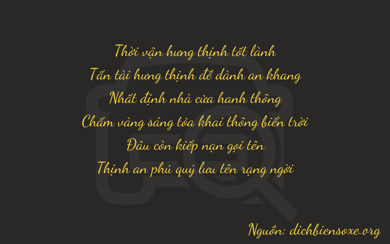 Thơ dịch biển số xe 38107