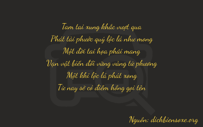 Thơ dịch biển số xe 38115