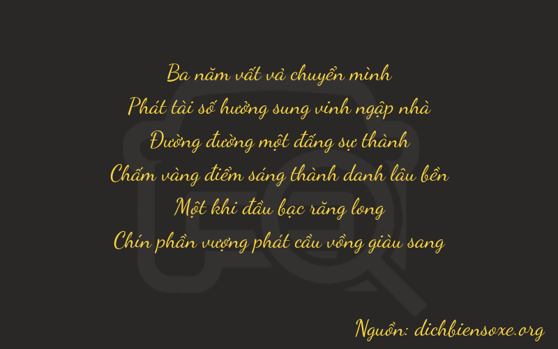 Thơ dịch biển số xe 38119