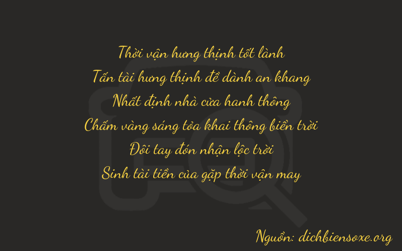 Thơ dịch biển số xe 38125