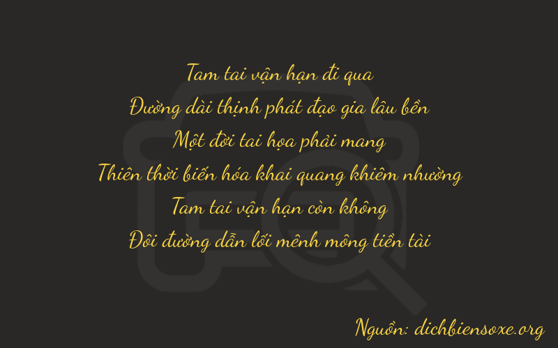 Thơ dịch biển số xe 38132