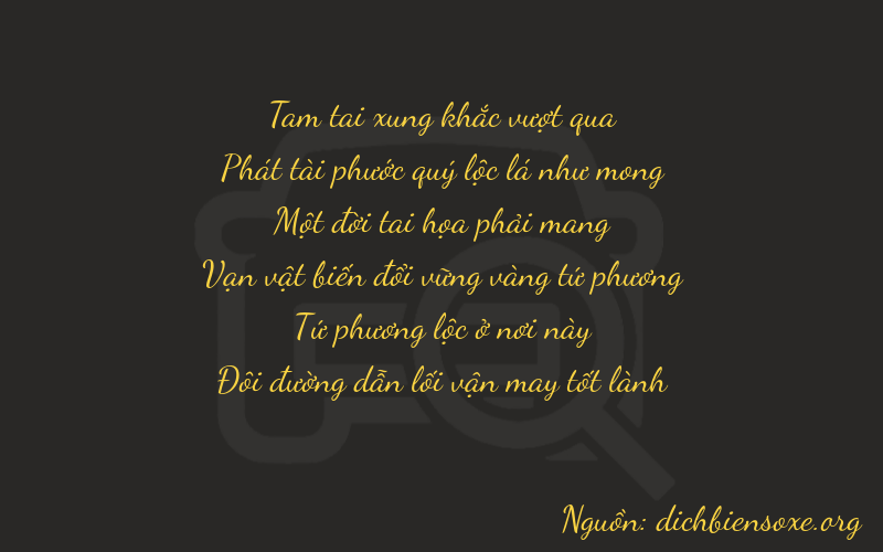 Thơ dịch biển số xe 38142