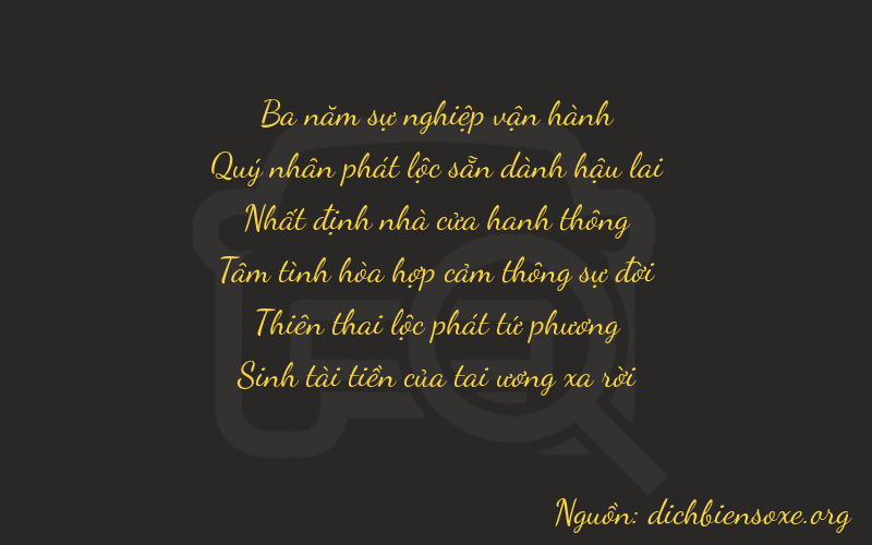 Thơ dịch biển số xe 38145