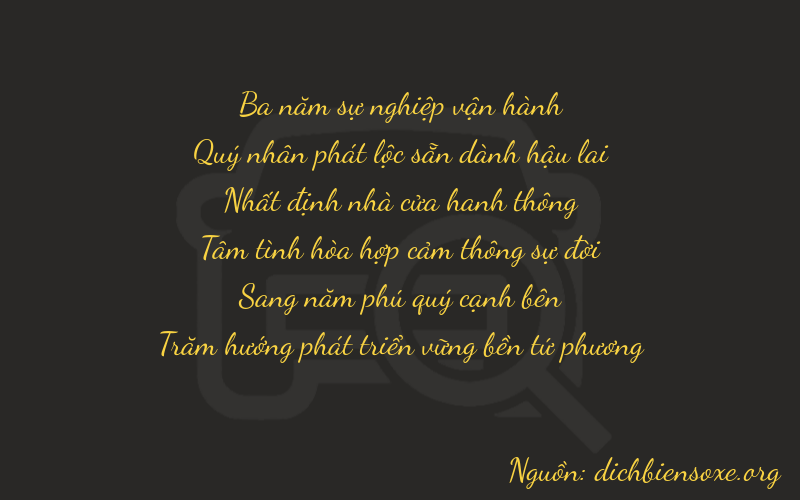 Thơ dịch biển số xe 38154