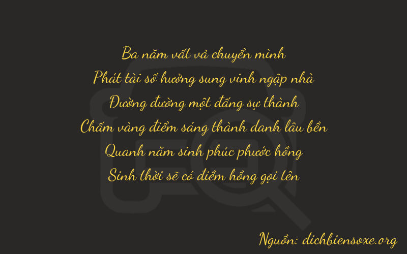 Thơ dịch biển số xe 38155